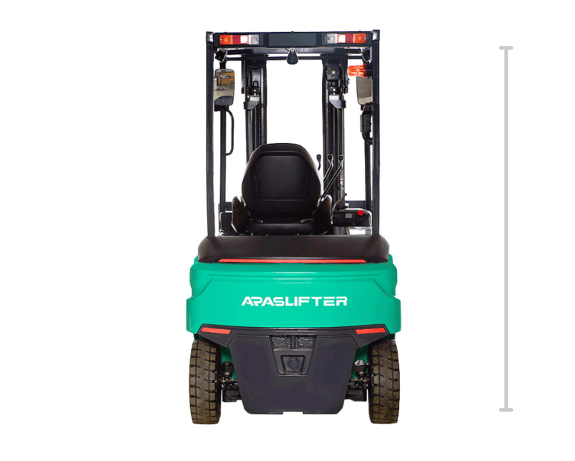 ارتفاع تصویر لیفتراک ارس لیفتر (Mitsubishi) مدل FB30CB
